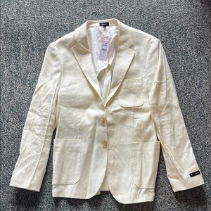 Men's Cream Blazer express extra slim size 38